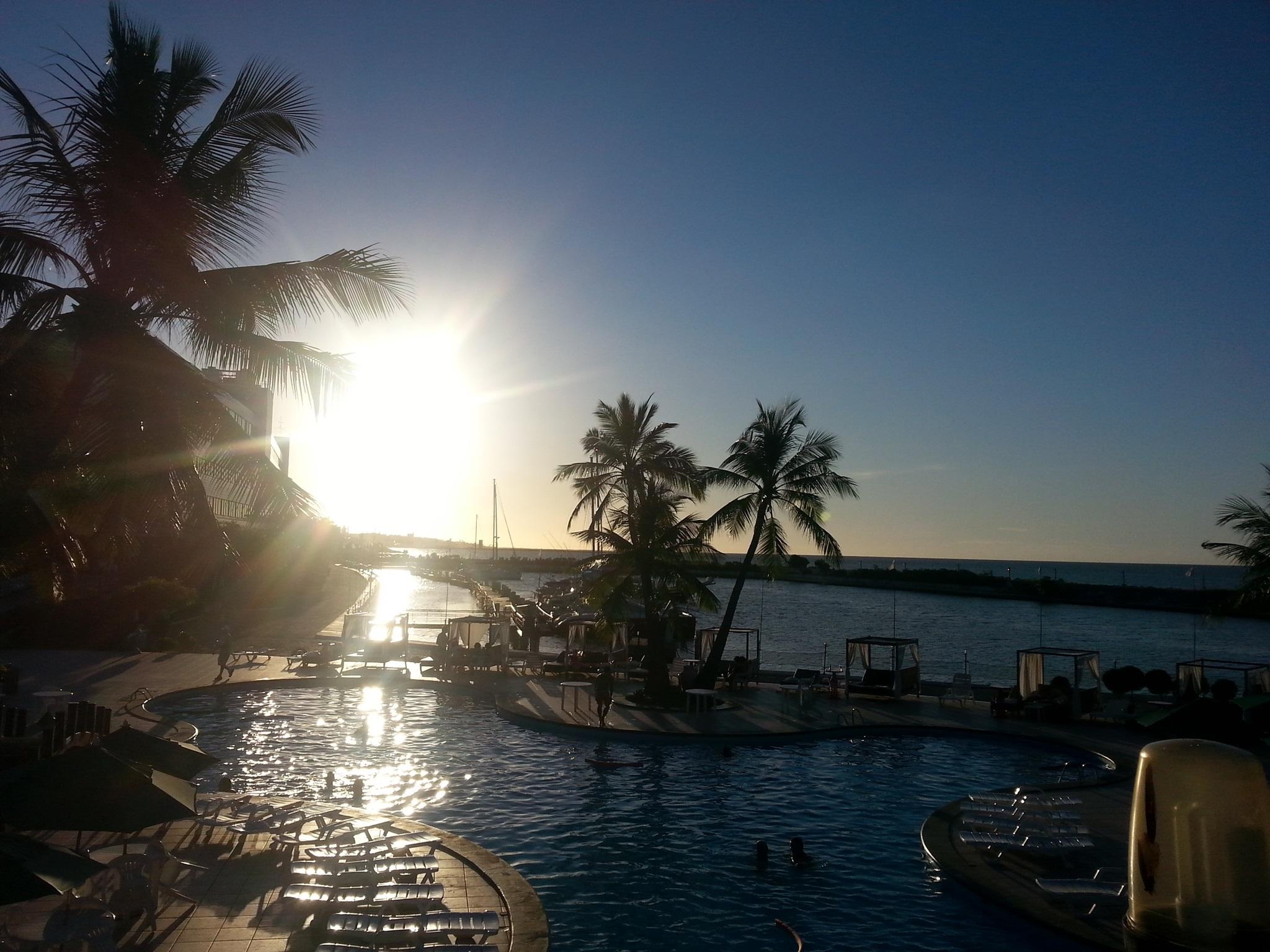 Marina Park Hotel Fortaleza  Luaran gambar Sunset at the Sheraton Maldives Resort & Spa